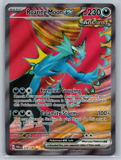 Pokemon Card | Roaring Moon ex 229/182 | 2023 SV04: Paradox Rift - NM - Image 1