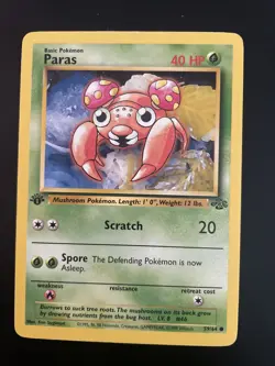 1st Edition - Paras 59/64 Jungle Set - Pokemon Card WOTC - NM Near Mint - Image 1
