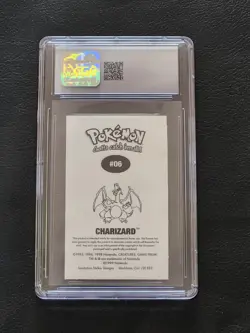 Pokemon tcg cards- Charizard Sticker Sandylion Nintendo 1999 #6 - Image 2