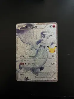 Reshiram Celebrations Classic Collection Card 113/114 Near Mint Condition - Image 2