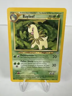 Pokemon Card - Bayleef Neo Genesis 28/111 Uncommon TCG - Image 1