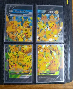 Pikachu V-Union - SWSH139-142 - Pokemon TCG: Celebrations Promo 4 Card Set - Image 1