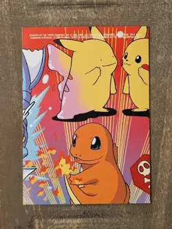Topps Pokemon #6 of 10 JIGGLYPUFF Puzzle Chase TV Animation Series 2 Sticker - Image 2