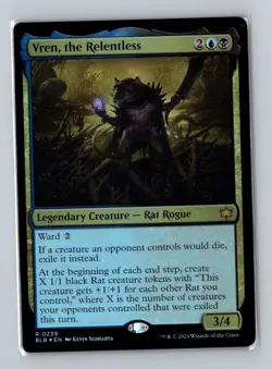 1x MTG - FOIL Vren the Relentless (0239) - Bloomburrow - BLB - NM - Image 1