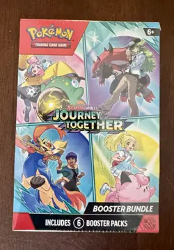 Pokemon Journey Together Booster Bundle Box Sealed - 6 booster packs - Image 1