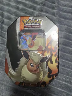 Pokemon Eevee Evolutions Tin Flareon V - Image 1