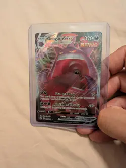 Pokemon 2021 Gengar VMAX 157/264 FA Single Strike Fusion Strike - Image 1