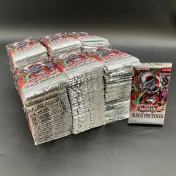 Lot of (202) Yu-Gi-Oh! TCG Burst Protocol 1st Edition Booster Packs SEALED - Image 1
