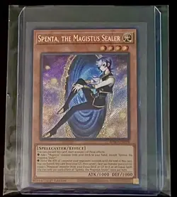 Spenta, the Magistus Sealer Secret Rare BPRO-EN098 1st Edition NM Yugioh - Image 1
