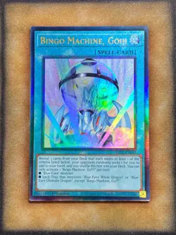 Yugioh Bingo Machine, Go!!! RA02-EN062 Prismaitc Ultimate Rare 1st Ed NM - Image 1