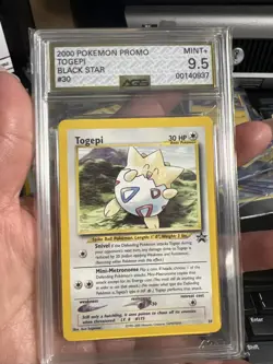 Vintage - WOTC Pokemon Card Togepi #30 Black Star Promo - Mint Condition! - Image 4
