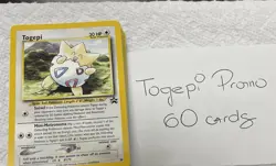 Vintage - WOTC Pokemon Card Togepi #30 Black Star Promo - Mint Condition! - Image 5