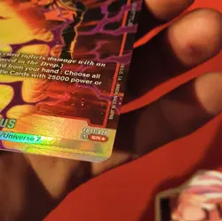 Bandai Dragon Ball Super Card Game Beerus SR Foil Battle FB01-023 35000 EN - Image 3