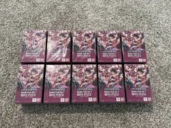ONE PIECE CARD GAME OP-11 A FIST OF DIVINE SPEED Lot of 10 Boxes - Image 1