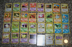 Vintage Lot of 31 Pokemon Cards Gym Challenge No Duplicates Commons Uncommons - Image 1