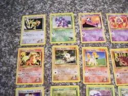 Vintage Lot of 31 Pokemon Cards Gym Challenge No Duplicates Commons Uncommons - Image 3