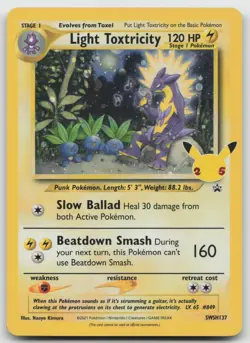Light Toxtricity Promo Holo SWSH: Sword & Shield Promo Cards SWSH137 MP - Image 1