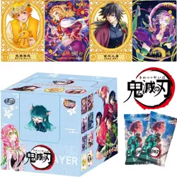 Demon Slayer x Pokemon Booster Box 100 Trading Cards Anime CCG TCG NEW GMZR-01 - Image 1