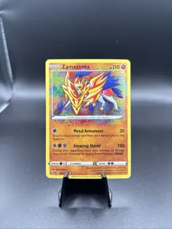 Zamazenta AMAZING RARE card 102/185 Sword & Shield Vivid Voltage 2020 Pokemon - Image 1