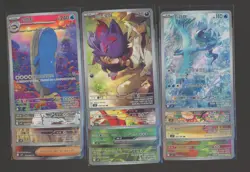 Lot of (12) Pokemon TCG KOREAN Assorted Mixed ART RARE & SR CARDS - Image 1