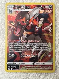 Pokemon TCG Houndoom TG10/TG30 Brilliant Stars Ultra Rare Holo Card - Image 1