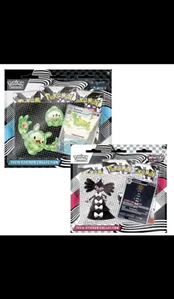 Pokemon Black Bolt and White Flare Tech Sticker Collection Set - Image 1
