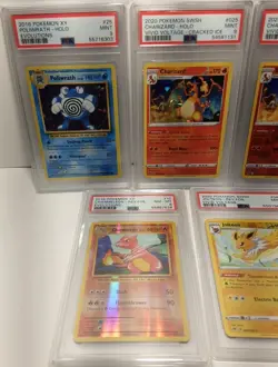 (7) Graded Cards - CHARIZARD PSA 9 REV. FOIL Mint. 2019/2020 Vivid Voltage LOT - Image 2
