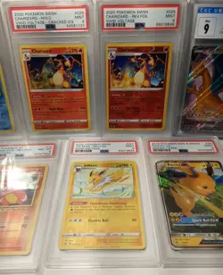 (7) Graded Cards - CHARIZARD PSA 9 REV. FOIL Mint. 2019/2020 Vivid Voltage LOT - Image 3