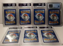 (7) Graded Cards - CHARIZARD PSA 9 REV. FOIL Mint. 2019/2020 Vivid Voltage LOT - Image 5