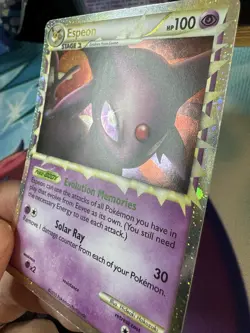 Pokemon Espeon PRIME Undaunted Set HOLO Ultra Rare HGSS Series Card 81/90 MP - Image 2