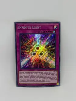 Yugioh Card Infinite Light BLRR-EN029 SECRET RARE 1st Ed. - NM - Image 1