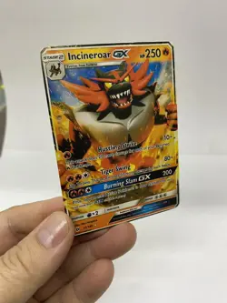 Incineroar GX Gold Metal Pokemon Card-Collectible Gift Display！Christmas PRETTY - Image 3