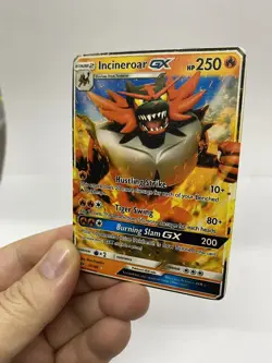Incineroar GX Gold Metal Pokemon Card-Collectible Gift Display！Christmas PRETTY - Image 5