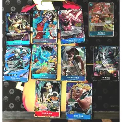 10Pcs One Piece Card Game Chinese 2nd Anniversary Combo Set NM - Image 1