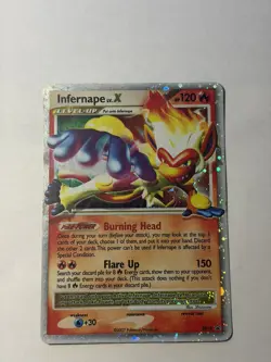 Infernape LV.X DP10 Black Star Promo Holo 2007 Pokemon TCG Card - Image 1