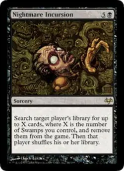 Slightly Played, English - 1 x MTG Nightmare Incursion - Foil Eventide - Image 1