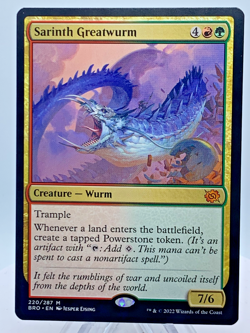 Sarinth Greatwurm The Brothers' War (BRO) Mythic Rare #220 - Image 1