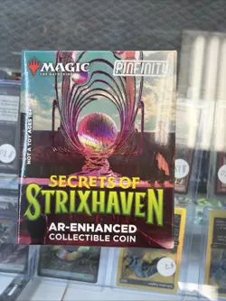 MTG - 1x Secrets of Strixhaven AR-Enhanced Collectible Coin NEW PINFINITY - Image 1