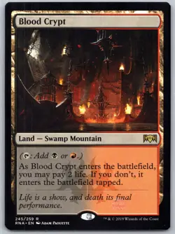 Blood Crypt R Ravnica Allegiance 245 NM - Image 1