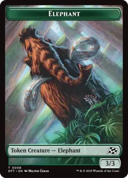 4 x Elephant / Zombie Token (0006/0003) - Aetherdrift - Common - Image 1