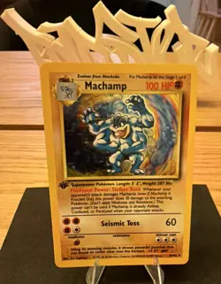 Wizards of the Coast Machamp 8/102 Deck Exclusives Holo Rare 100 HP 1999 - Image 1