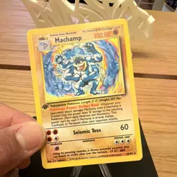 Wizards of the Coast Machamp 8/102 Deck Exclusives Holo Rare 100 HP 1999 - Image 4