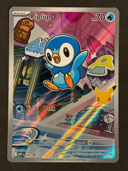 PIPLUP 042 HOLO PROMO ME: MEGA EVOLUTION PROMO POKEMON NM/M - Image 1