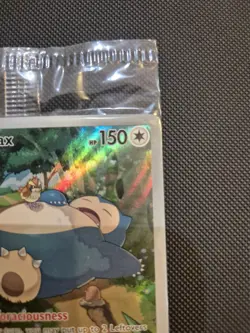 Pokemon TCG Snorlax Promo Card Scarlet Violet 151 SVP051 Holo Sealed - Image 4