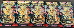 Pokemon TCG Mega Evolution—Ascended Heroes Booster Pack Lot of 5, 10 Cards each - Image 1
