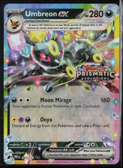 Umbreon ex - Prize Pack Series Cards 060/131 - Pokemon - Double Rare Holo - Image 1