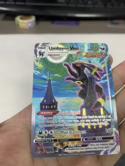 Pokemon Evolving Skies Umbreon VMAX Ultra Rare Full Art Holo 215/203 DIY/gift ff - Image 1