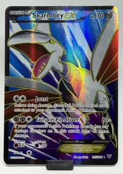 Pokemon Skarmory EX 145/146 XY Ultra Rare Full Art Holo 2014 Basic 170 HP - Image 1