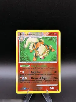 Pokemon Reverse Holo Arcanine Rising Rivals 1/111 - Image 1