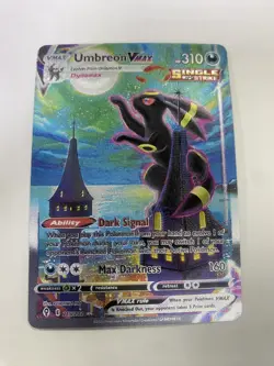 Pokemon Evolving Skies Umbreon VMAX Ultra Rare Full Art Holo 215/203 DIY/gift bb - Image 3